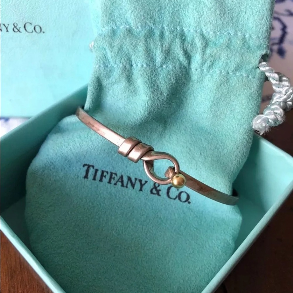 Tiffany & Co Sterling Silver 18k Gold Bracelet